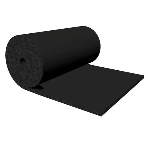 Рулон теплоизоляционный из вспененного каучука РУ-ФЛЕКС СТ-СК DN 4, толщина 50, ширина 1000мм  с нанесенным специальным клейким слоем