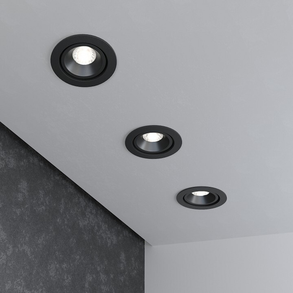 Встраиваемый светильник Elektrostandard 15267/LED 7W 4200K черный