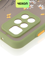 Чехол BROSCORP для Xiaomi Redmi 10 оптом (арт. XM-R10-ST-TPU-KHAKI-PRINT)