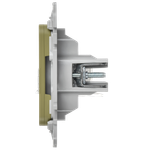 FLITE Розетка 2-местная компьютерная RJ45 категория 5Е UTP РК5е-2-0-ФлО оливковый IEK