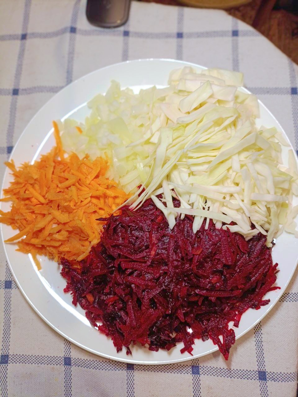 Нарезка овощей для борща