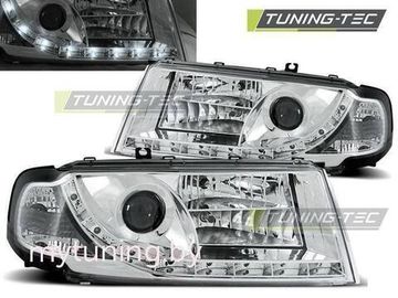 Передние фары Skoda Octavia 1 daylight chrome