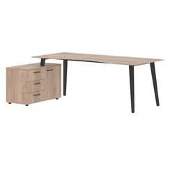 Стол руководителя с тумбой JCT 2013(L)  2000х1300х750 JAY