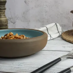 Салатник 300 мл d 14 см h4 cм Blue Matt New Brown Taiga P.L. [6]