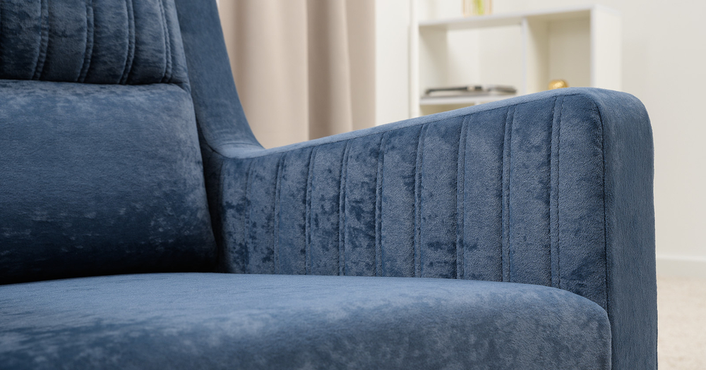 Изабель кресло для отдыха Арт. ТК 739 Романс нейви темно-синий