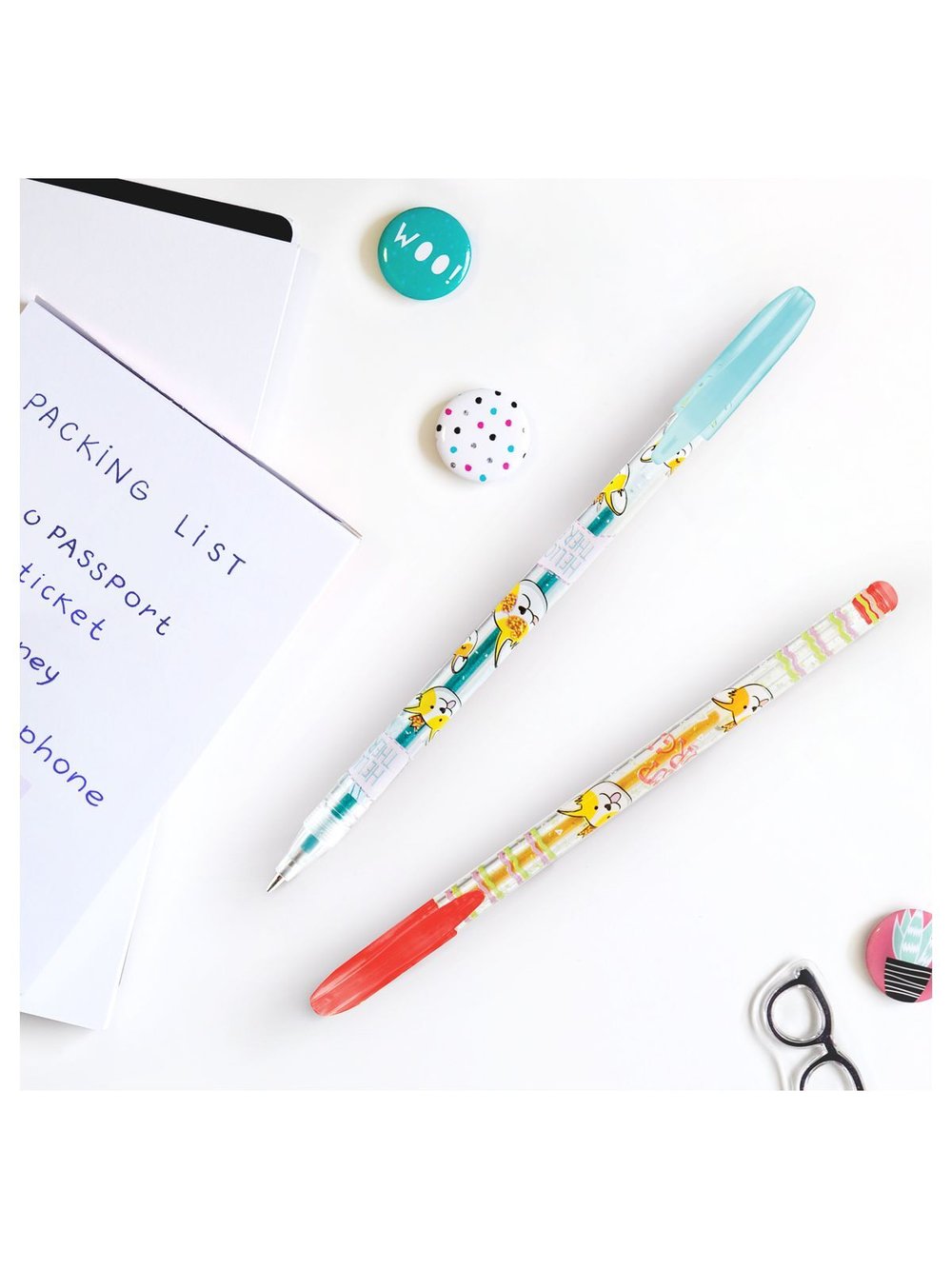 Набор гелевых ручек 6 цветов, линия письма 1,0 мм (GPCA06_53142)