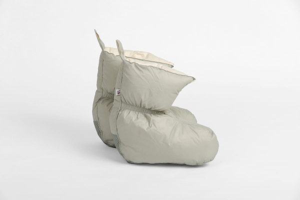 Сапожки-носочки пуховые German Grass Comfort Socks Travel Grass Grey светло-серые