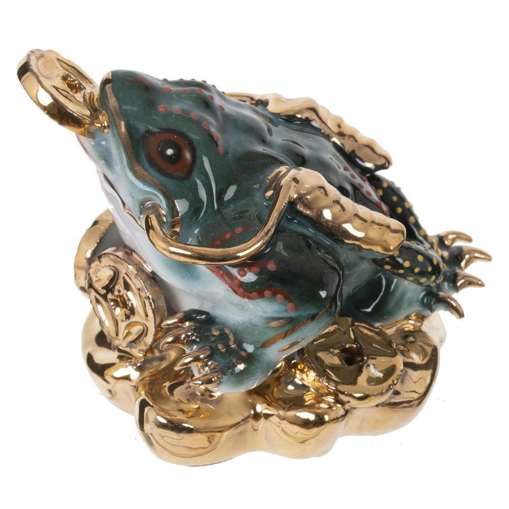 GAEM Фигурка декоративная "Денежная лягушка", L5 W6 H5,5 см