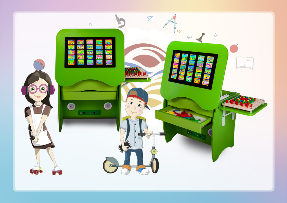 Интерактивный логопедический стол-парта Logo Blitz Лого Блиц из серии Кисельковое царство