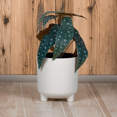 Кашпо ШЭНК 6,5л D220мм H=225мм вставка и автополив, с индикатором уровня воды, на ножках