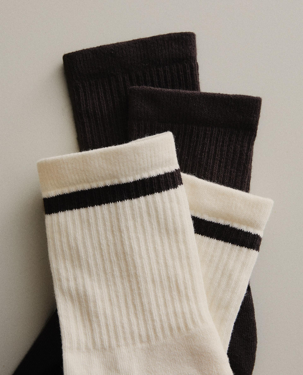 Носки Zara Home, коричневый, размер 39-41, 2 пары, 4302/043