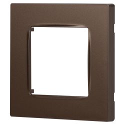 Рамка для розеток и выключателей ЭРА Серия 12 12-5201-13 на 1 пост, Классик, бронза