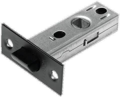 Защелка межкомнатная, с пластиковым язычком LP6-45 черный