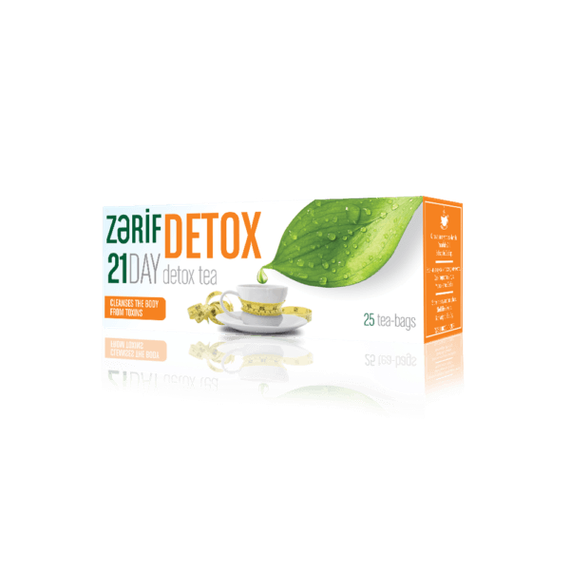 Çay \ Чай \ Tea Herba Flora Zərif Detox (paket) 25 ədəd