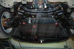 Защита картера и КПП Sheriff для Mitsubishi Galant IX (DJ1A) 2003-2012 арт.14.1103
