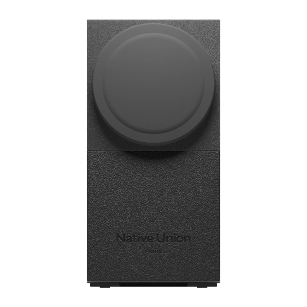 Складная зарядная станция MagSafe Native Union Rise для iPhone и AirPods (Qi2) Беспроводная зарядка: Qi 15 Вт, Qi 5 Вт. Проводная зарядка: нет. Сертификация Qi2. Есть LED-индикация