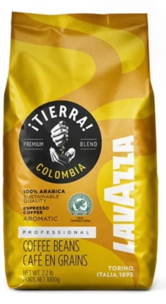Кофе в зернах Lavazza Tierra Colombia, 1 кг, 2 шт