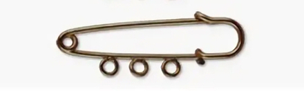 "Zlatka" Булавка для подвесок, 5 см, под бронзу