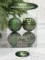 Набор пластиковых шаров Прага 100 мм., зеленый, 4 шт., Christmas DeLuxe (87070)