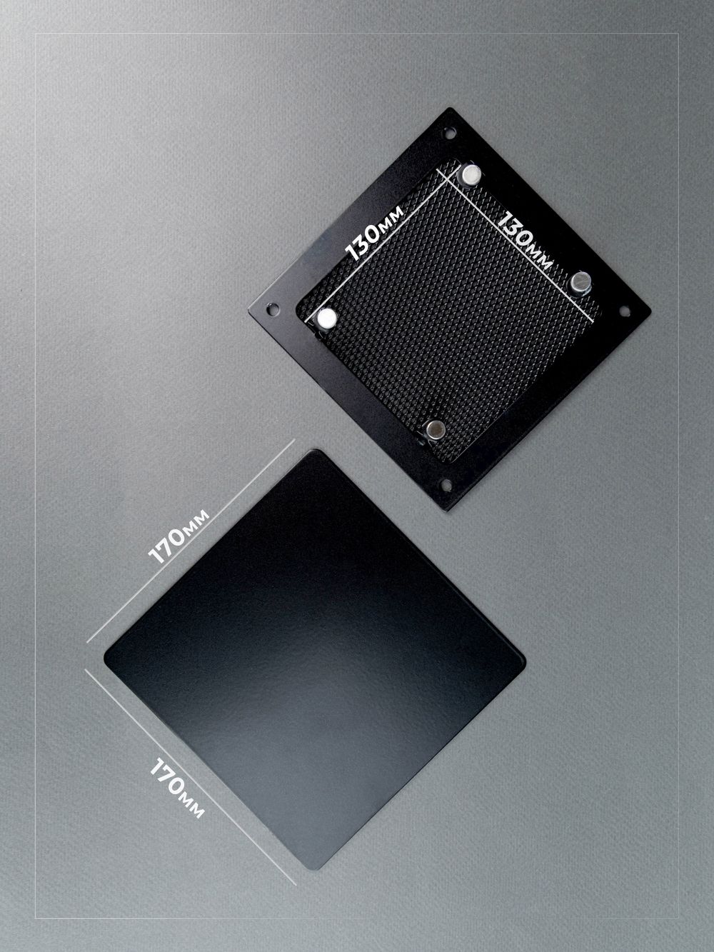 Вентиляционная решетка РД 170х170 Черная