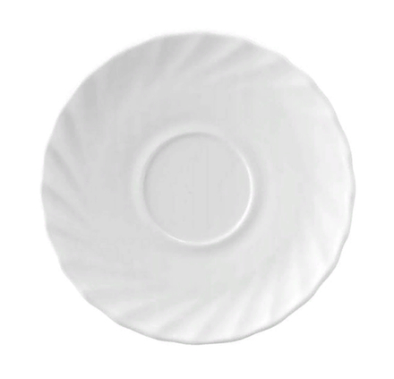 Блюдце чайное 14 см NORMA ROMANTIC опаловое стекло (стеклокерамика) D8017