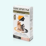 VEDA Биоритм Функциональный витаминно-минеральный комплекс для собак малых размеров (до 10 кг), 48 таб.