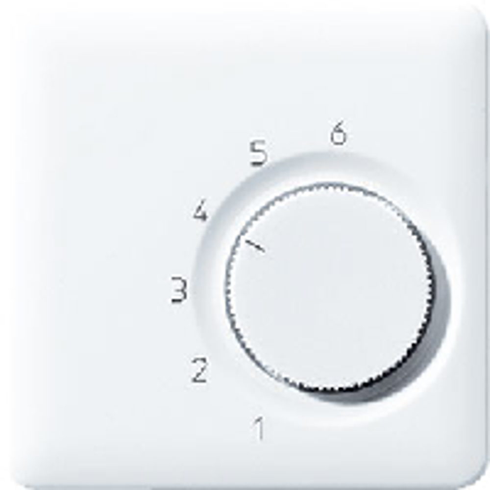 JUNG CD 500/CD plus Белая Накладка термостата комнатного (мех TR236U, TR246U), арт.CDTR236PLWW