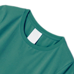 Платье-футболка женское хлопок меланж малахит Elza Meyger