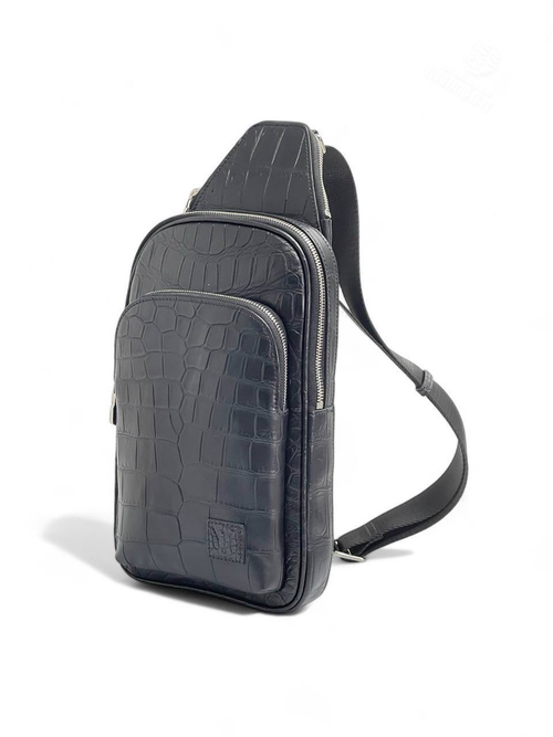Сумка-слинг Louis Vuitton Avenue из кожи крокодила