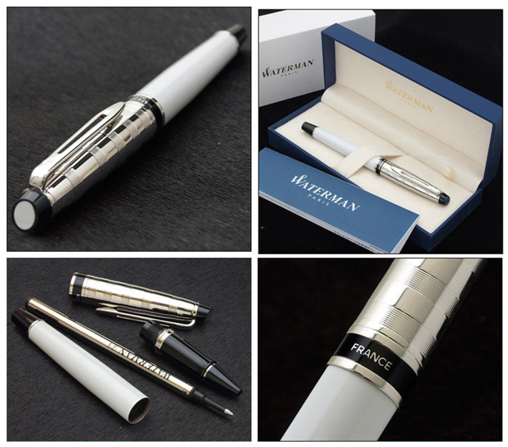 Ручка-роллер Waterman Expert 3 Deluxe White CT