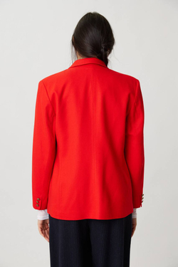 Винтажный красный жакет