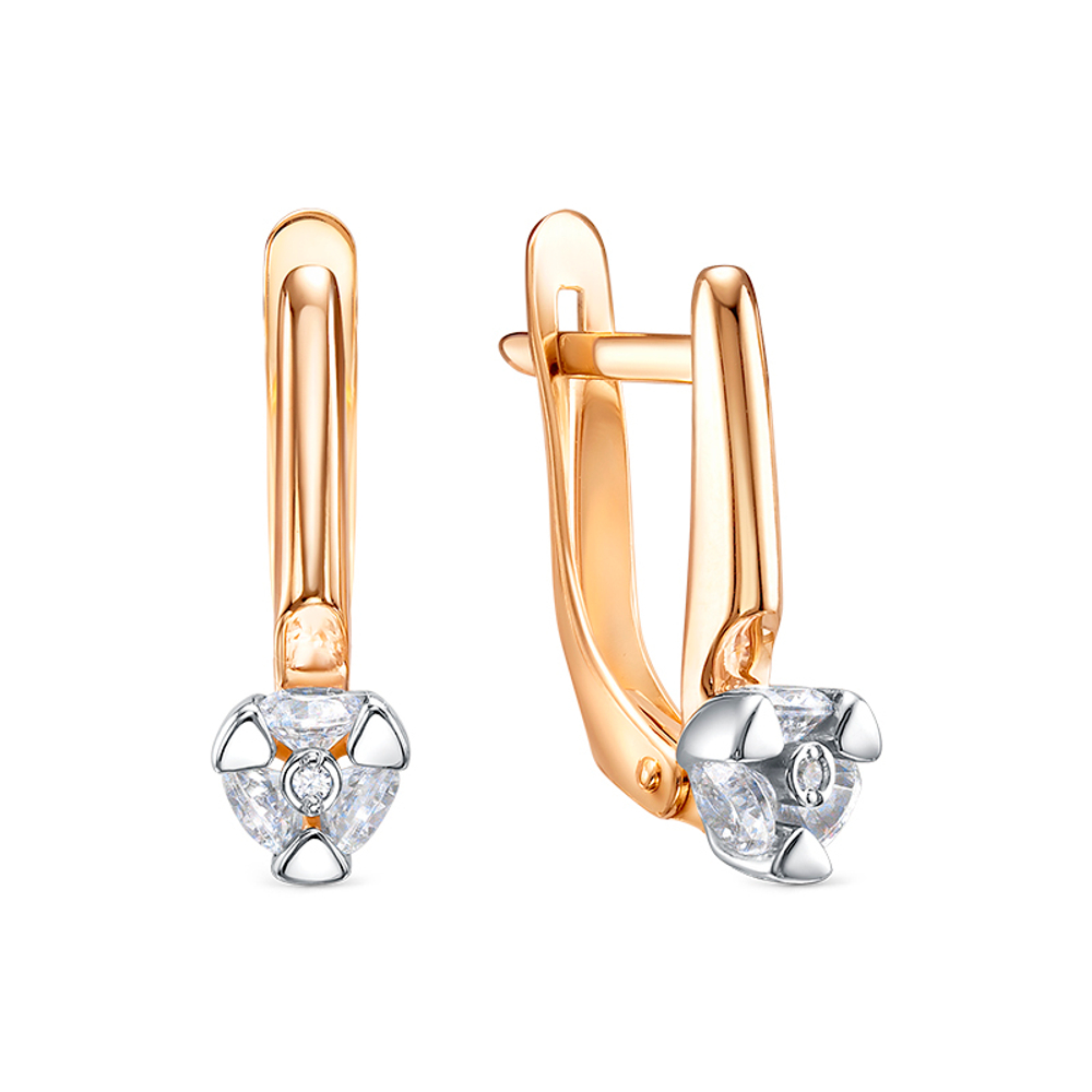 Серьги из золота 585 пробы