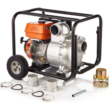 Мотопомпа бензиновая MERAN MPG401T для грязной воды 100582453