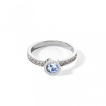 Кольцо Coeur de Lion Light Blue-Silver 17.2 мм 0228/40-0741 54