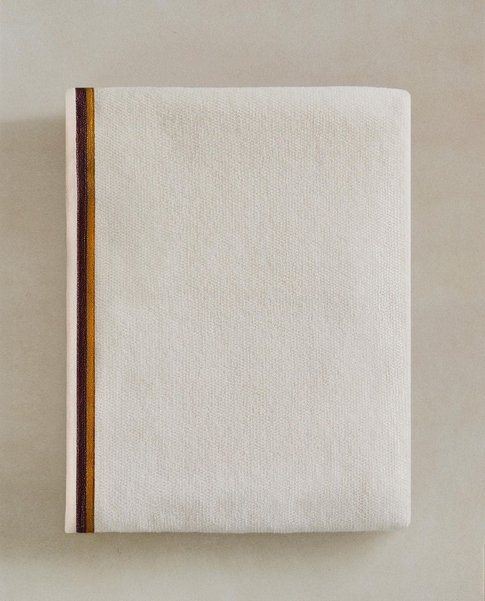 Zara Home - Банное полотенце с двойным подолом, белый, 90х150 см