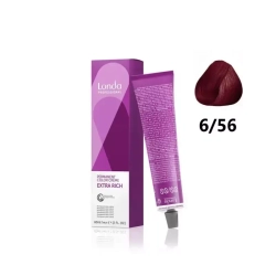 Londa Color стойкая крем-краска, 6/56 тёмный блонд красно-фиолетовый micro reds, 60мл