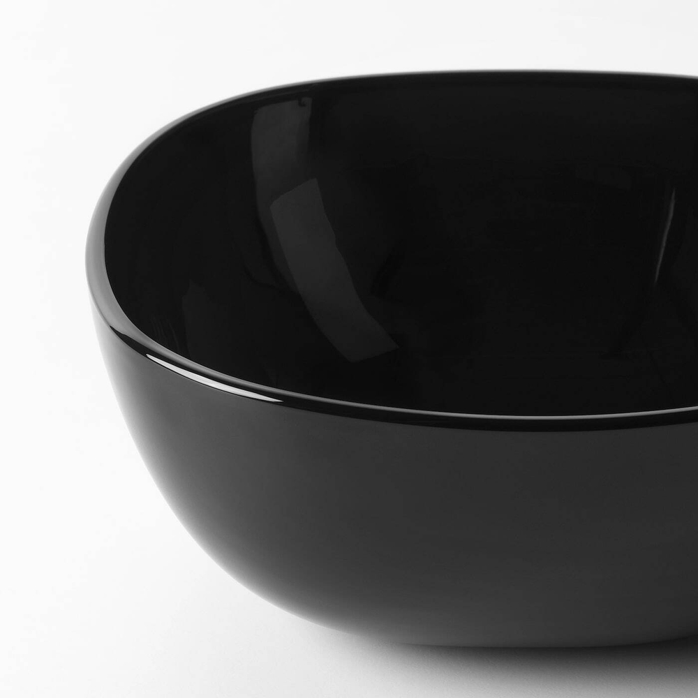 IKEA BACKIG  (ИКЕА БАСКИГ)  -  Миска, черная, 14 см