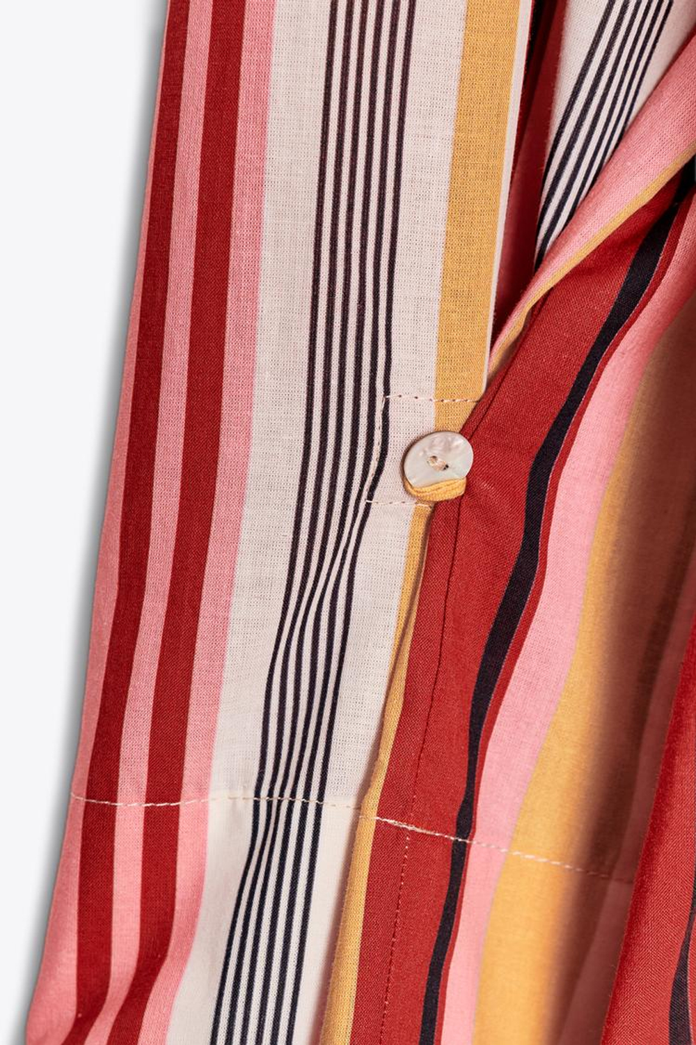 ZARA ПЛАТЬЕ-РУБАШКА В ПОЛОСКУ — ZW COLLECTION, РАЗНОЦВЕТНЫЙ