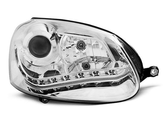 Передние фары VW Golf 5 daylight D2S chrome