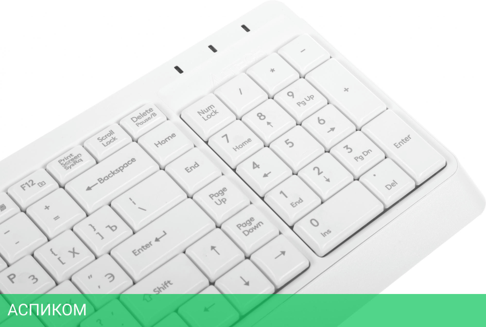Набор периферии A4Tech Fstyler F1512 White