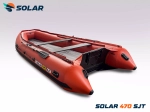 Лодка надувная моторная solar-470 super jet tunnel