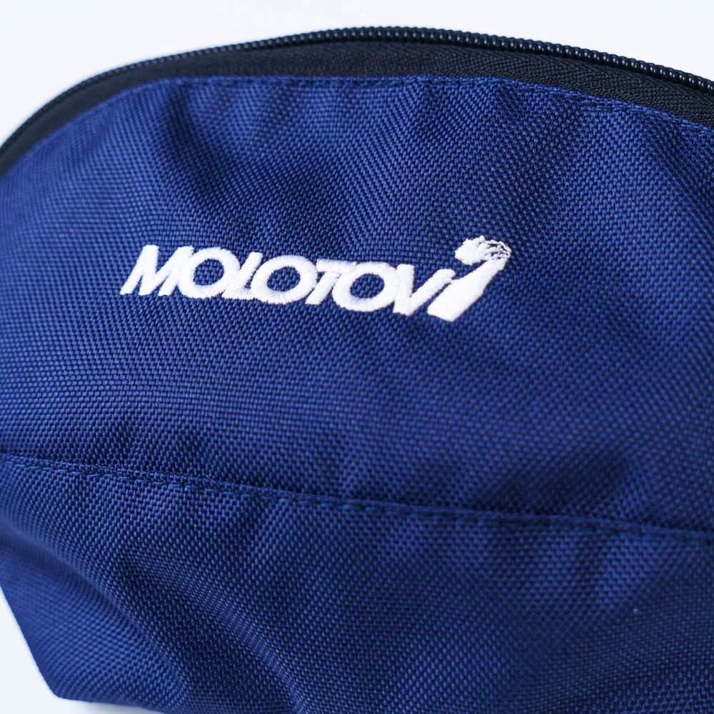 Сумка поясная Molotov Basic Logo Синяя