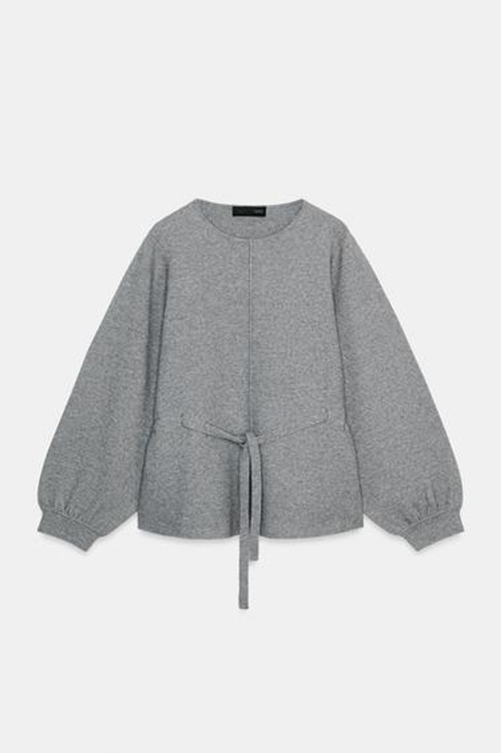 Вязаный свитер с завязками - ZARA