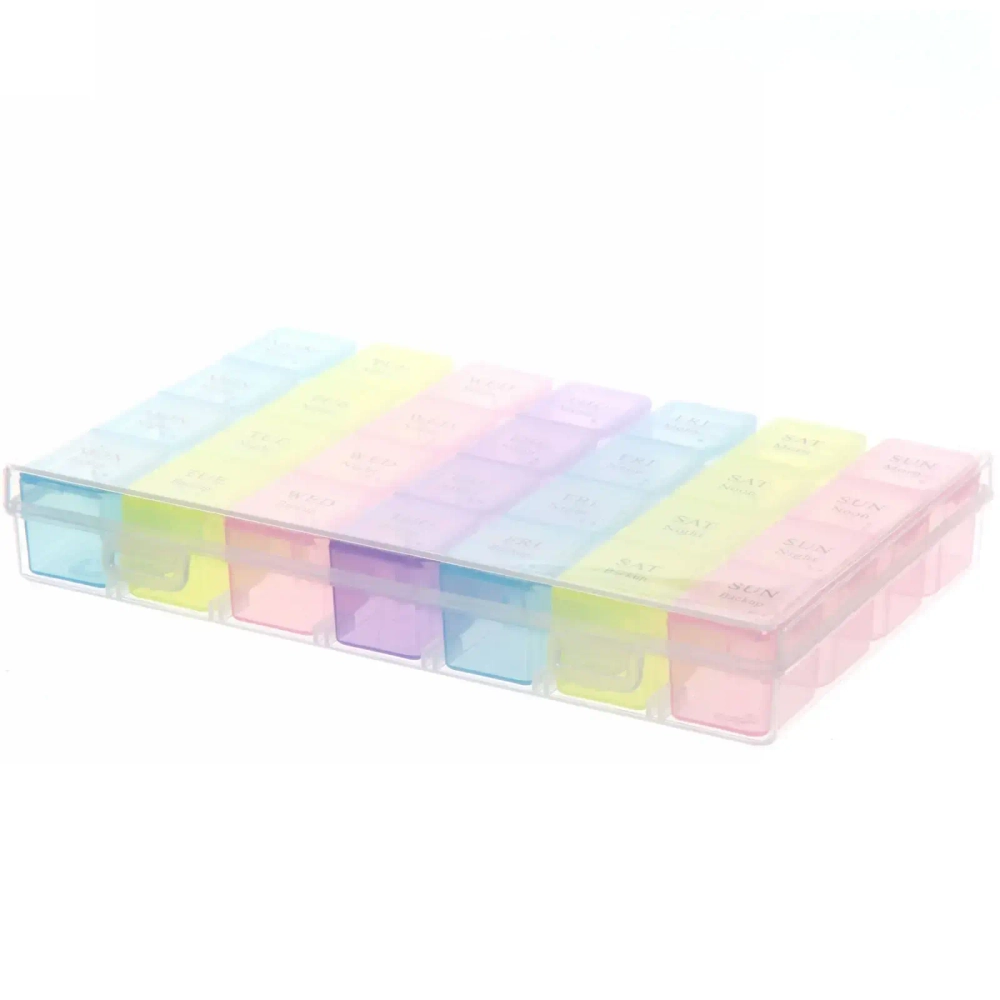 Таблетница - органайзер 28 ячеек «VOSTOKDOM», 18*10.7*2.8см