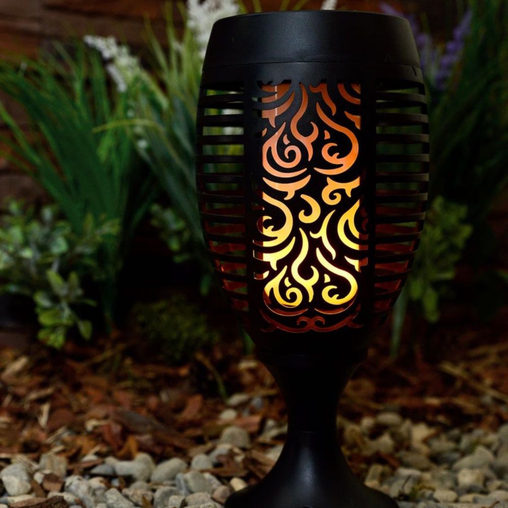 USL-S-183-PM490 SMALL TORCH Садовый светильник на солнечной батарее Факел маленький. Свечение эффект пламени. 1xАА Ni-Mh аккумулятор в-к. IP44. TM Uniel.