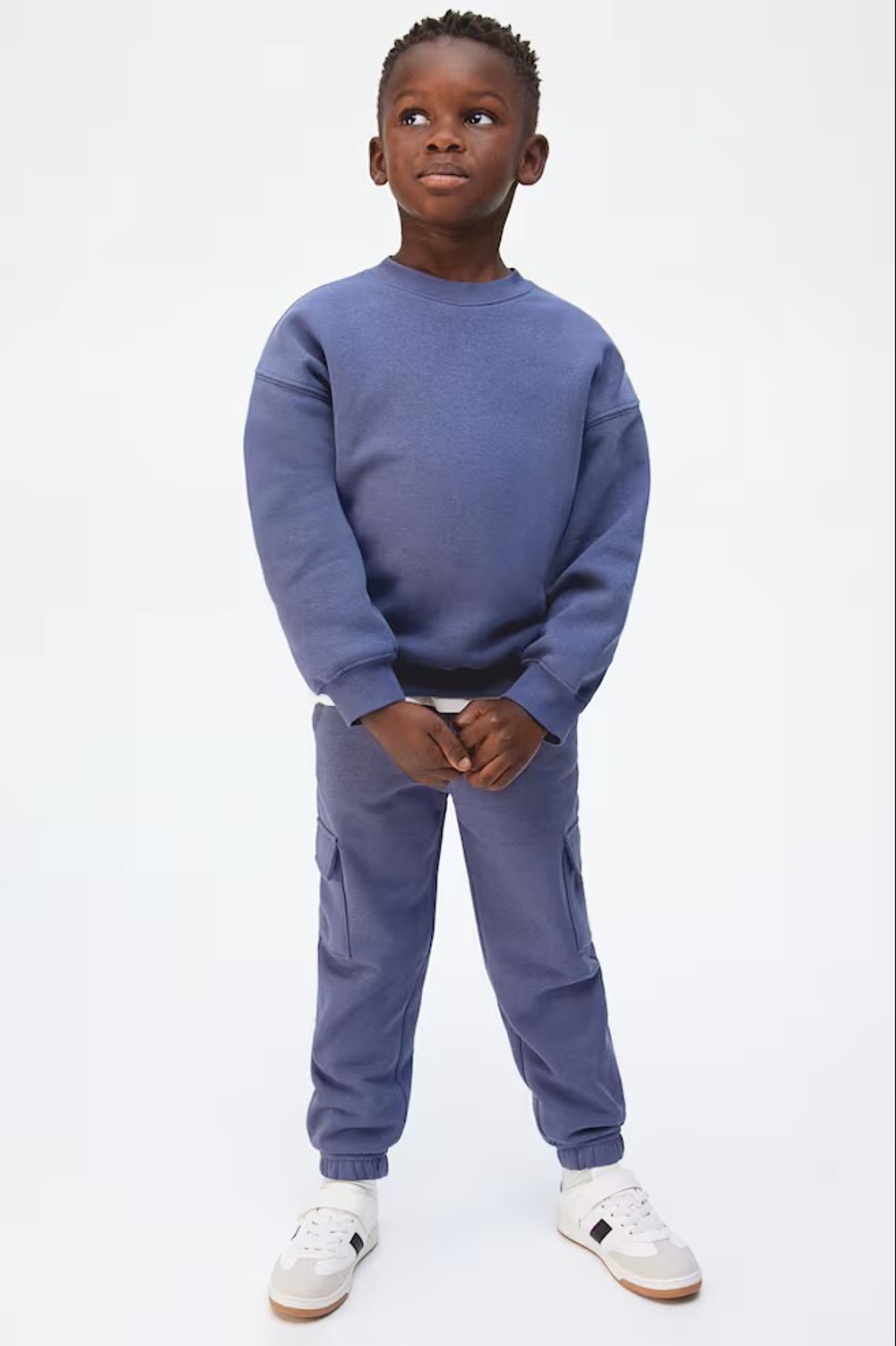 H&M Толстовка с круглым вырезом, синий