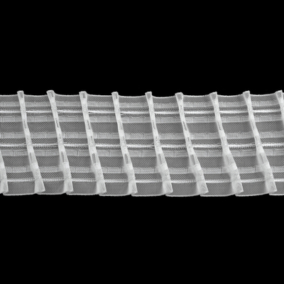Шторная лента Oz-Is арт. 4435МP для мансардных окон, левосторонняя, коэф сборки 1:2, цвет прозрачный (ширина 80 mm)