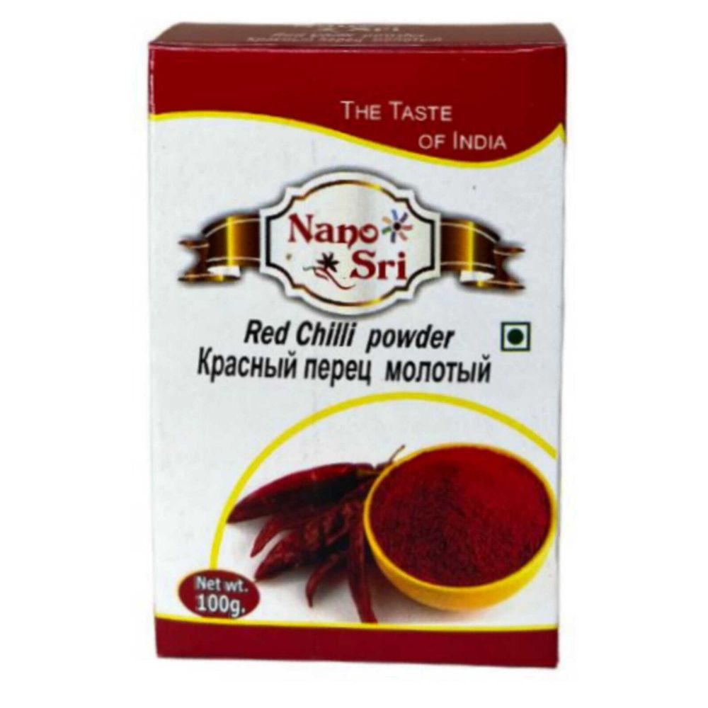 Красный перец молотый Nano Sri Chilli Powder, 100 г, 2 шт