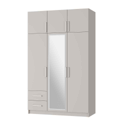 Шкаф 3-х ств.с ящиками1Ширина, мм 1290 Высота, мм 2100 Глубина, мм 560