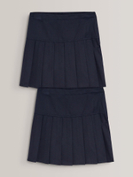 Юбка школьная для девочки Next 353-686, 2 шт., Темно-синий